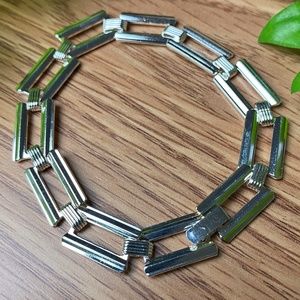New Silver Square Bracelet